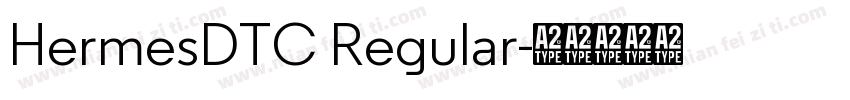 HermesDTC Regular字体转换